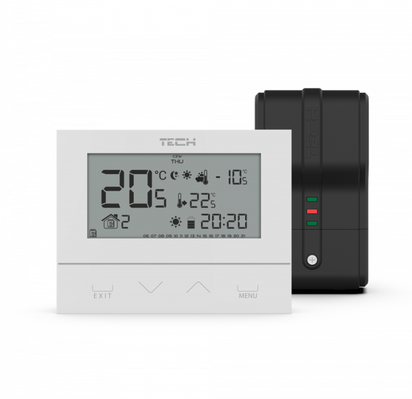 TECH EU-292 V2 Bezdrátový pokojový termostat
