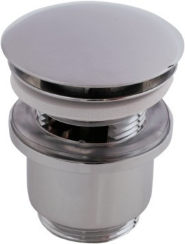 Umyvadlový výtokový ventil KLIK - KLAK, 1 1/4' CR krátká
