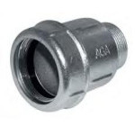 spojka svěrná AGA AK 1' vnější závit , 31,4-34,2mm, litina