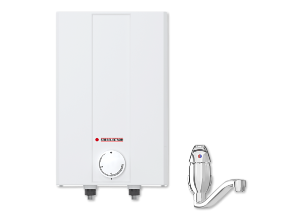 ESH 5 O-N Trend + tap, Malý elektrický beztlakový ohřívač vody, 5l nad umyvadlo, 230V, 2kW, s pá