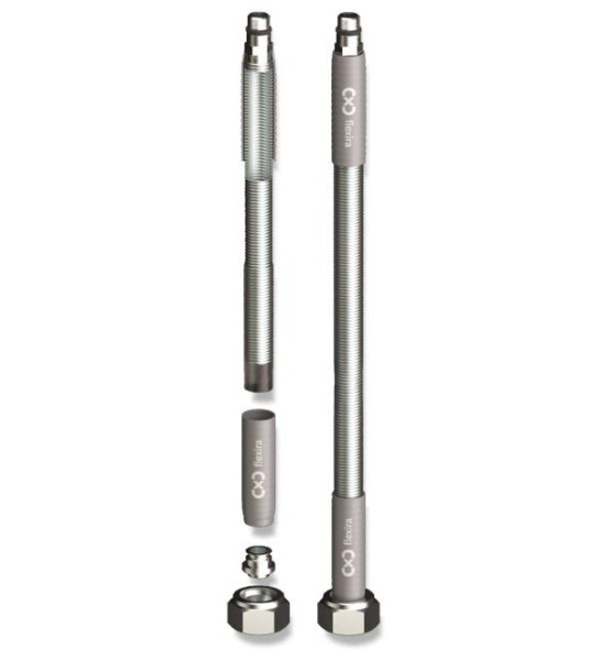 Flexira xConnect Aqua připojovací hadička nerezová G3/8'-M10x1 L k baterii, 60cm