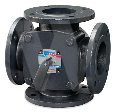 ESBE 4 F100 DN100 F ventil 4-cestný Kvs 225