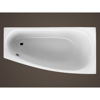 Santech Ariela vana 1600x800mm, asymetrická akrylátová, L-levá, bez podpory