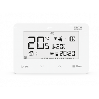 TECH EU-293 V3 drátový pokojový termostat