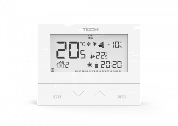 TECH EU-292 V3 Drátový pokojový termostat