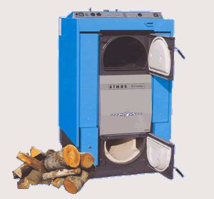 Atmos DC 70 S 70kW na dřevo, na dřevo, zplynovací