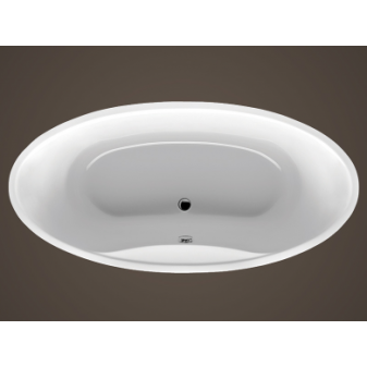 Santech Delta vana 1850x900mm, oválná akrylátová, bez podpory