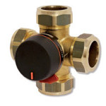 ESBE VRB 143 DN20 CPF 22mm ventil 4-cestný  Kvs 6,3