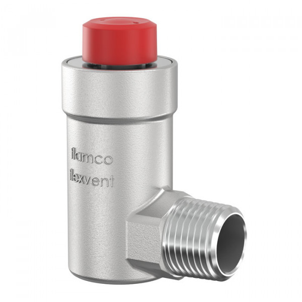 Flamco Flexvent H 1/2' boční automatický odvzdušňovací ventil poniklovaný