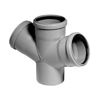 odbočka HTDA DN 50 / 50 / 50 / 45° dvojitá