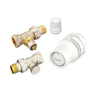 Danfoss set RA-N přímý ventil 1/2' + Redia RA termostatická hlavice + RLV-S