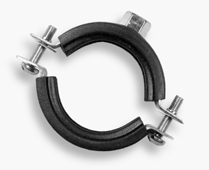 objímka dvoušroubová 31-38mm 1' s gumou M8