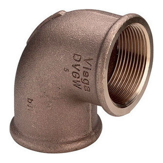 koleno Viega 90° 1/2' (2) červený bronz