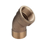 koleno Viega 45° 1/2' (1) červený bronz