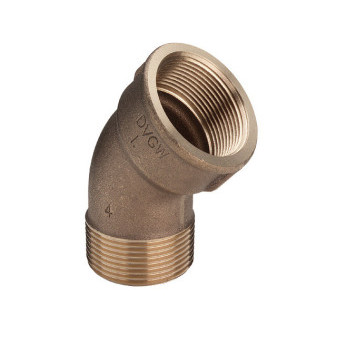 koleno Viega 45° 1/2' (1) červený bronz