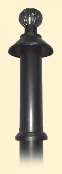 Komínek DN80/125, L-1100mm, PPs/Al-kondenzační