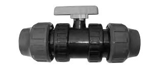 Ventil PP-S 63mm svěrný