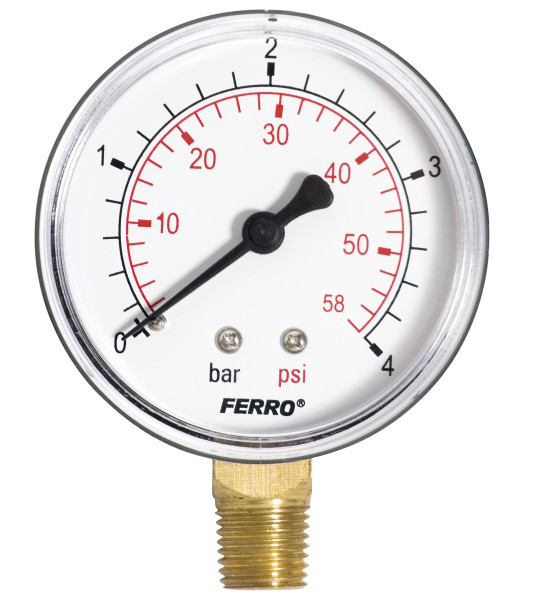 manometr G1/4'x0-4bar spodní pr.63mm