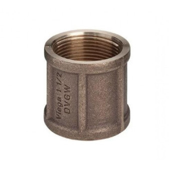 nátrubek Viega 1/2' červený bronz
