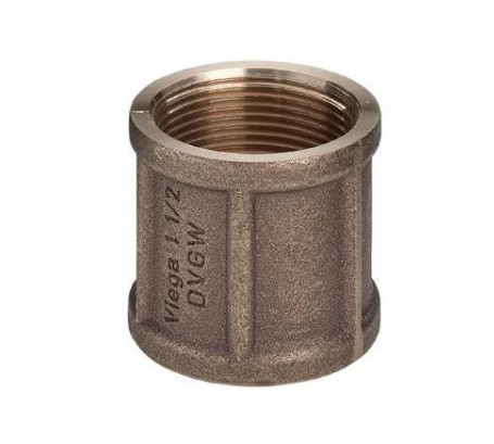 nátrubek Viega 1/2' červený bronz