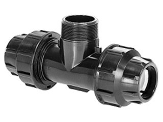 T-kus PP-s 25x1/2'x25 vnější závit
