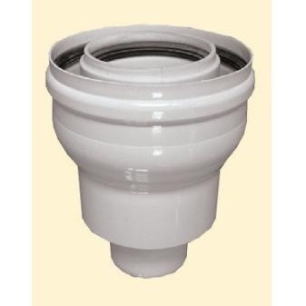 Redukce DN60/100 x DN80/125, L-120mm, PPs/Al-kondenzační