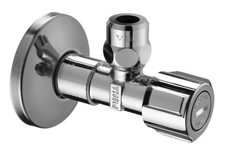 Schell Comfort - Rohový ventil s normálním filtrem, chrom