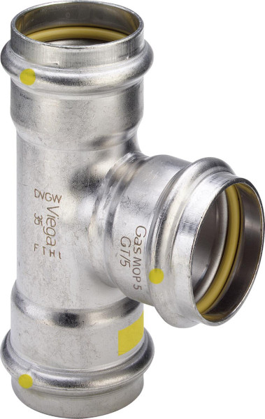 Viega Sanpress Inox G-T-kus 35x35x35 m.0218