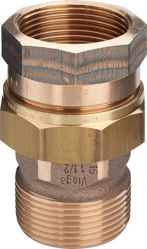 šroubení Viega 1' topenářské červený bronz