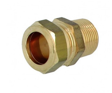 Spojka svěrná s vnějším závitem 3/4' x 22 mm