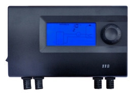 TC 11B termostat digitální pro ovlád. cirkulačního čerpadla TUV, 2xčidlo, 230V, 10-70°C