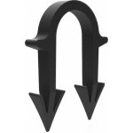 Podlahová příchytka typ D pr.19mm (pro Tacker)