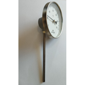 TU teploměr pr.100 spodní 0-120°C st.160mm