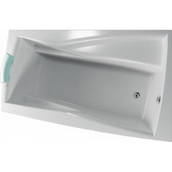 Teiko vana ARA 160x105x46cm, 190l, P-pravá, plast. bílá