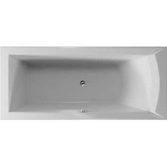 Teiko vana PORTA 170x76x50cm,280l, L-levá plast. bílá