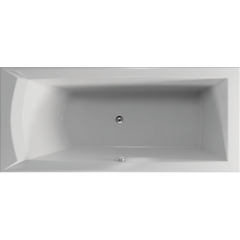 Teiko vana PORTA 180x80x50cm,305l, P-pravá, plast. bílá