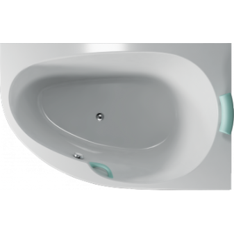 Teiko vana SPINELL MONO 160x100x55cm, 614l, P-pravá, plast. bílá