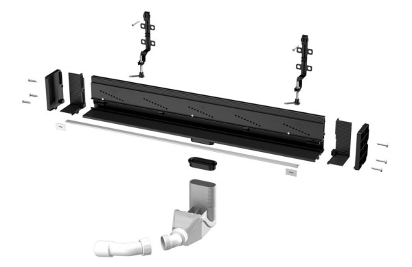 Viega Advantix Vario sprchový žlab do stěny 30-120cm 4967.10
