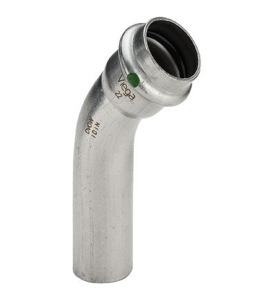 Viega Sanpress Inox oblouk 28 / 45° ai m.23261