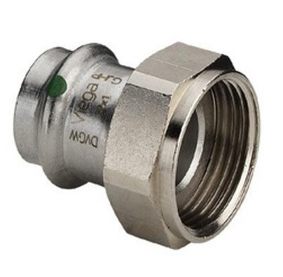 Viega Sanpress Inox šroubení připojovací 28x1' na plochu m.2363