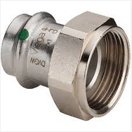 Viega Sanpress Inox šroubení připojovací 15x3/4' na plochu m.2363