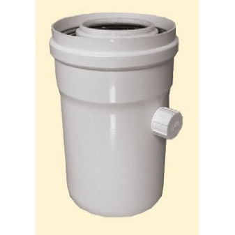 Zachytávač kondenzátu DN60/100, L-170mm, PPs/Al-kondenzační 417TN