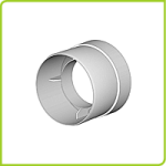 BRILON komínová zděř DN 100/60, plast RAL9016