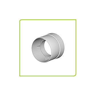 BRILON komínová zděř DN 125/80, plast RAL9016