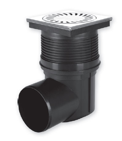 Kanalizační vpusť KVB 110 V-N s vodní pritizápachovou klapkou