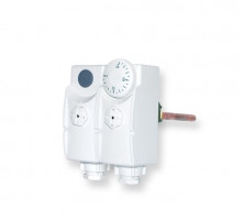 TC AT10D havarijní  jímkový termostat dvojitý, 230V, 0-90°C