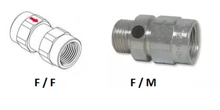 Protipožární armatura závitová - FIREBAG - 1'Fx1'F