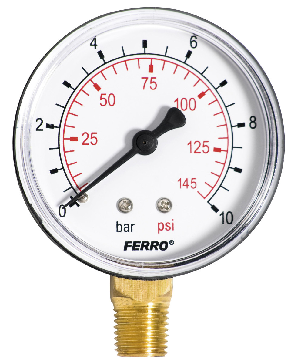 manometr G1/4'x0-10bar spodní pr.63mm