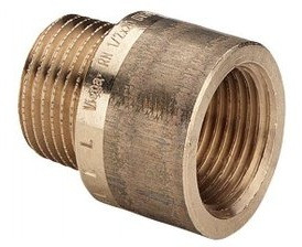 Viega prodloužení 3/8' x 15mm červený bronz m.3525